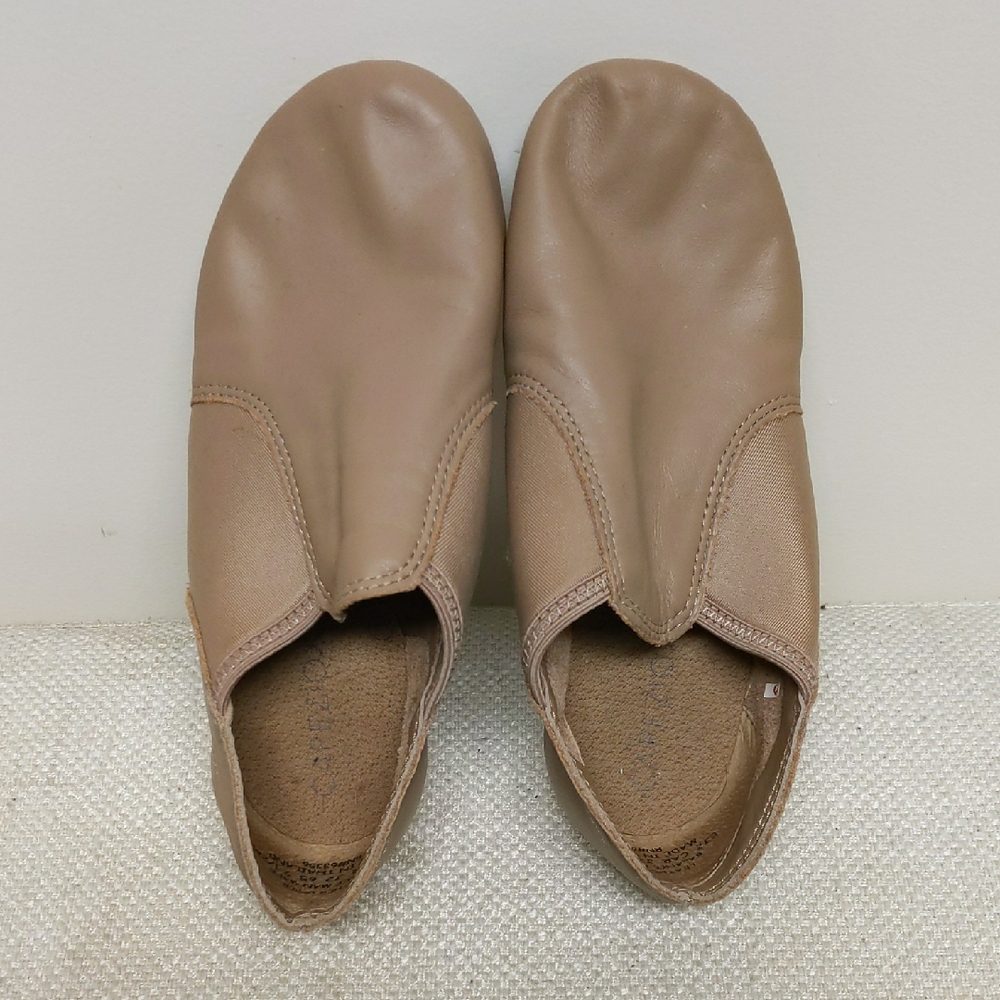 Capezio Women's E Series Jazz Slip On Dance Shoes Beige Size (7.5)